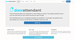 Desktop Screenshot of doorattendant.com